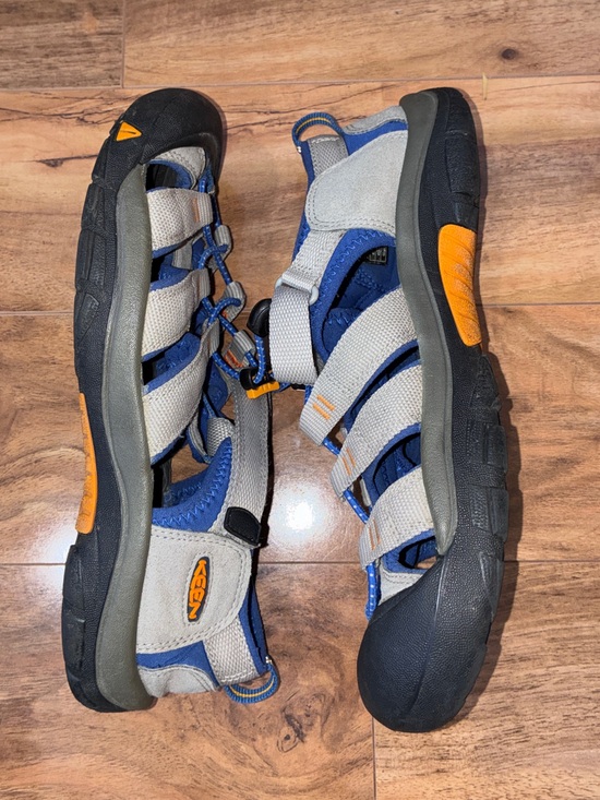 Keen Newport Men’s Sandals, gray & blue - size 7 main image 4